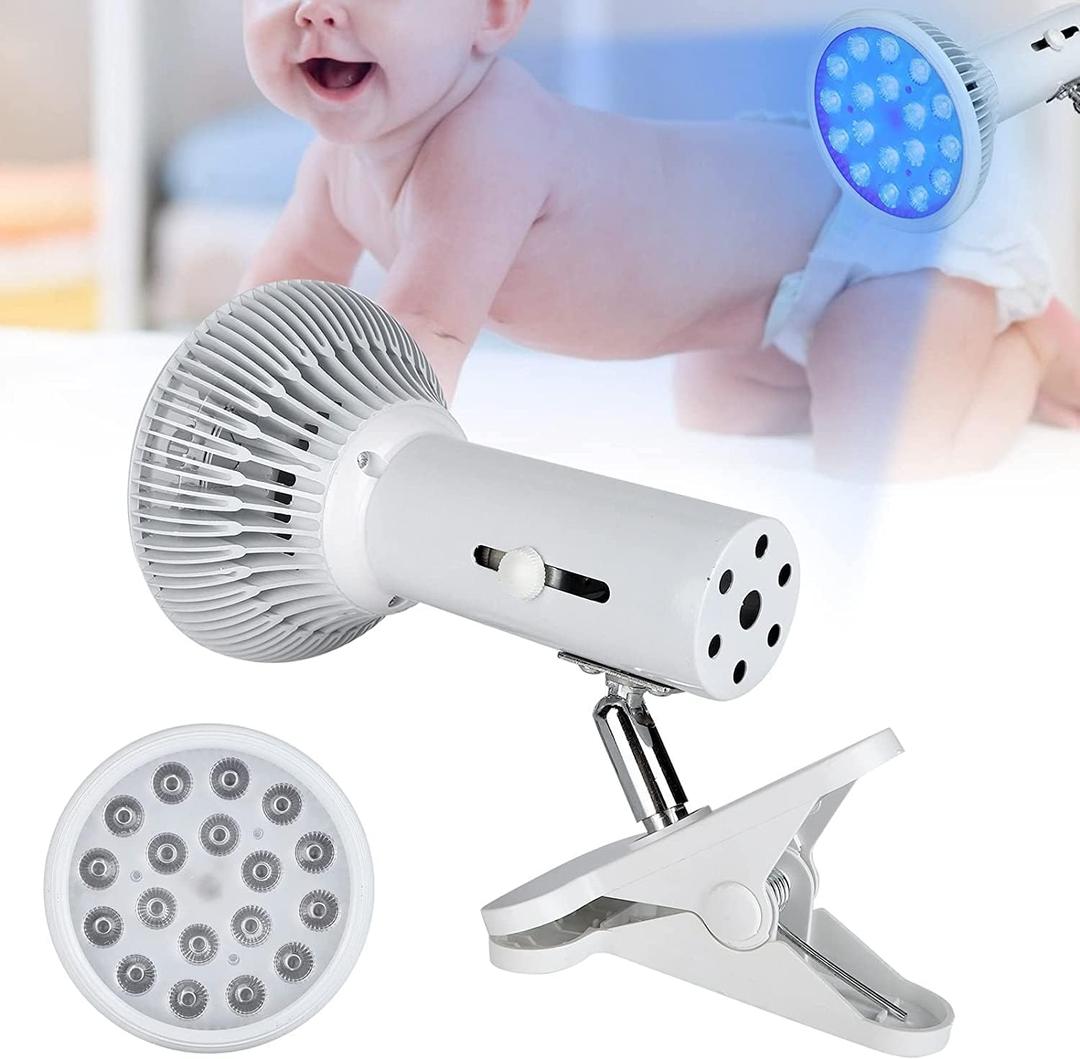 Jaundice Light Therapy Newborn Baby Infant Portable Blue Lamp for Physical Jaundice Skin Care Machine with 18pcs LED Light Chips Devices for All Skin Types for Professional and Home