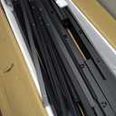 X-cosrack Bar Cart with Storage, Mobile Kitchen Serving Cart with Rack and Glass Holder, Removable Wood Tray, Industrial Cart on Wheels with Handle, Rustic Brown