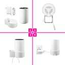 Wall Mount Bracket for Deco X68/XE75/XE75 Pro/AXE5300/AXE5400/PX50 Tri-Band WiFi 6 System (2 Pack)