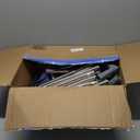 50x50x32 Inches Puppy Playpen with Gate, Dog Playpen for Puppies or Small Dogs, Dog Fence Pet Playpen for Indoor & Outdoor, Sturdy Safety (Blue)