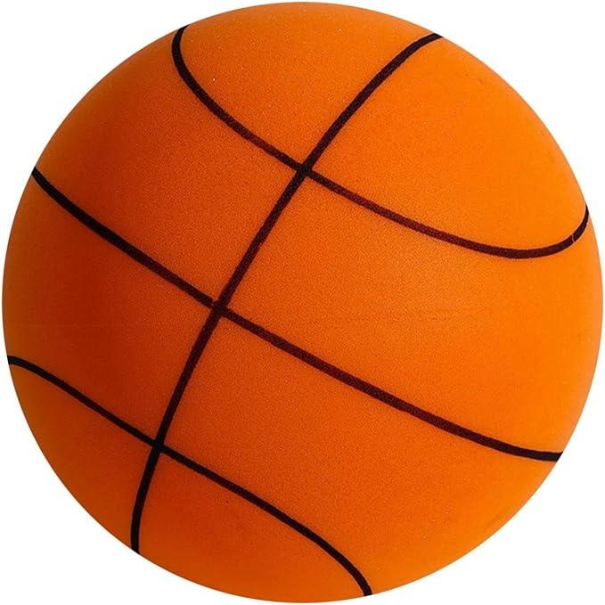 Silent Basketball - Indoor Quiet Training Ball, High-Density Foam, Low Noise, Highly Elastic, Easy to Grip
