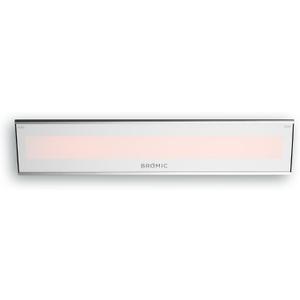 Bromic Platinum Smart Heat 3400W Electric Patio Heater - Radiant Infrared, 220V-240V, White Finish - BH0320008