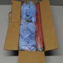 Microfiber Mop Cloth Heads Replacements: One Mop Handle with Two Blue Microfiber Cloth Heads Compatible with All Standard US Threading Pole