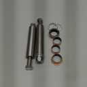 Golf Cart Bushing Spindle King Pin Tube,Claw Copper Sleeve Kit for EZGO TXT/PDS 2001-Up,Replaces OEM 70648G01 70749G01 70745G01