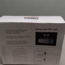 Fireproof Document Box with Combination Lock, Fireproof Water Resistant Hard Case Safe Box for Important Documents Certificates Laptop Passports (Black)