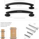 10 Pack 3-3/4 inch (96mm) Cabinet Pulls Oil Rub Bronze Drawer Pulls Kitchen Cabinet Hardware Drawer Handles Knobs.
