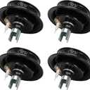 NEW Upgrade 3412D024-09 Gas Range Sealed Burner Head & Igniter Assembly Replacement Partsuitable for Magic Chef and Maytag series, replacing 74003963, 12500050, WP3412D024-09, 3412D018-09