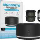 Mosquito Repellent Outdoor Patio, Portable Repellent Device Plant-Derived Mosquito Repeller, Rechargeable Personal Shield for Camping & Outdoor(2 Refills Included)