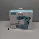 Magicfly Mini Sewing Machine with Extension Table, Dual Speed Portable Sewing Machine for Beginners with Light, Sewing Kit for Household Use, Blue