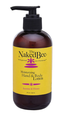 The Naked Bee Nourishing Body Lotion for All Skin Types (8 oz) Moisture Replenishing Lotion for Dry Skin with Jasmine & Honey