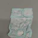 wegreeco Washable Female Dog Diapers Highly Absorbent Reusable Diapers for Dog in Heat Period, 3 Pack (Chrysanthemum, Small) (Small (Newborn-10.5" Waist))