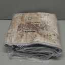 Washable Runner Rug 2x8 Feet Non Slip Low-Pile Entryway Runner, Distressed Ultra-Thin Indoor Carpet Bedside Rug, Beige