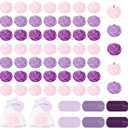 Treela 24 Set Flower Candles Wedding Favor for Guests Mini Purple Rose Shaped Tealight Candles for Return Gift Wedding Birthday Bridal Shower Housewarming Party