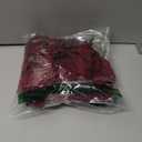 Tankaneo Womens Front Knotted V-Neck Blouse T Shirt Short Sleeve Oversized Tunic Tops Summer Solid Pullover Tees (Medium)