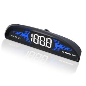 Car HUD Display, GPS Digital Instrument Panel Speedometer with Speedometer MPH/Overspeed Warning, Universal Fit, Easy Installation,for All Vehicle.