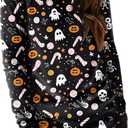 AUTOMET Womens Basic Long Sleeve Crewneck, Plus Size Winter & Spring Top, Casual Fall Tee for Teacher & Everyday Outfits (Medium, Pumpkin)