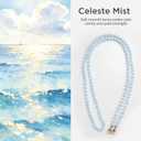 Natural Stone Phone Lanyard, Crystal Beaded Crossbody Strap for Women, Hands-Free Anti-Loss Chain with Tether Tab