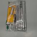 Pole Sander For Drywall Adjustable Extension - Manual Hand Sanding Pole, Wall Sander for Painting Prep, Complete with 15pcs Sanding Sheets, 12-55inch (3 Pieces Each of 60, 80, 180, 240, 320 Grit)