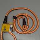 Fida Durable Slip Loop Lead for Large, Medium Dogs, 6 FT x 1/2" Heavy Duty, Comfortable Strong Rope, No Pull Pet Training Leash with Highly Reflective, Orange