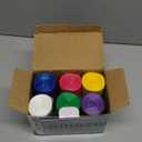 2.6 Gallon Small garbage Bags,Garbage Bag Bin Liners, 10 Liters Bin Bags Wastebasket Bags for home office kitchen garbage Can,Bathroom,Bedroom 300 Counts 6 Color