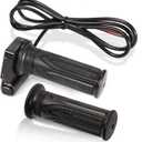 leaptrend 36V Electric Bike Scooter Throttle with Cruise Control Button, Handle Twist Grip Compatible with DYU D3F/D2F/C3/C4 Ebike, Jetson Bolt Pro/Atlas 250 Watts Grip