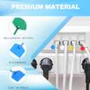 Chunful 200 Pcs Plastic Tags Waterproof Shipping Tags for Labeling Self Locking Nylon Labels Writable Marker Multicolor Cable Zip Tie Labels for Keys Luggage Logistic Inventory(Modern)