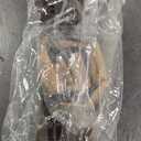 32X80in Accordion Door Interior,PVC Sliding Folding Doors with Lock,Divider Door with Hardware,Brown Waterproof