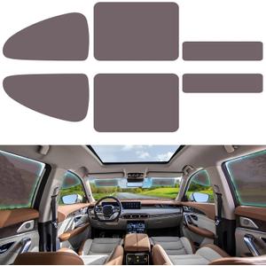 ZATOOTO Static Cling Car Window Shades  Car Sun Shade Cuttable Side Window Sun Shade for Baby UV Blocking, Semi-Transparent Tint for Most of Vehicles, No Adhesive Residue, 99% Sun Glare Protection