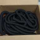 Flexi Hose Lightweight Expandable Garden Hose, 100FT -Retractable Garden Hose, Water Hose - No-Kink Flexibility, 3/4 Inch Solid Brass Fittings and Double Latex Core