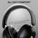 Monster Persona 6th ANC Active Noise Cancelling Headphones, Wireless Bluetooth Headphones Over Ear with HiFi Stereo Audio, 60H Playtime, Bluetooth 6.0, 3 EQ Modes for Travel Work, Black