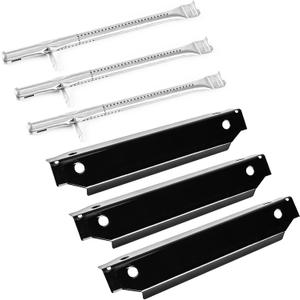 Hisencn Grill Replacement Parts for Dyna-Glo 3 Burner Open Cart Propane Gas Grill DGC310CNP-D DGC310RNP-D DGC310BNP-D DGB310SSP DGC210CNP DGB300CNP DGB365GNP 70-01-673 Grill Heat Plate，Burner - 3 Pack