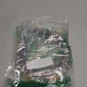 Crystal Padded Headband for Women Handmade Pink Acrylic Beaded Headband Boho Small Flower Embellished Hair Band Black Velvet Hair Hoop (pink headband)