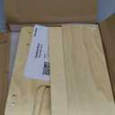 Toddler Step Stool, Wooden Height-Adjustable 2-Step Stool for Kids, Potty Training Stool with Handles for Bathroom Sink, Kitchen, Bedroom (Original Wooden Colour)