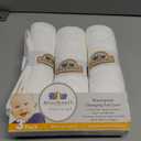 BlueSnail Quilted Thicker Waterproof Changing Pad Liners, 3 Count(Snow White 13” x 27”)