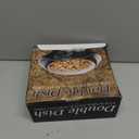 Pistachio Bowl, Snack Serving Dish, Double Dish Nut Bowl with Nut Seeds Shell Storage, Pistachios, Peanuts, Cherries, Popcorn, Edamame, Fruits, Snacks, and Candy Serving Bowl, Black & White