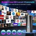 5000+ Miles Range TV Antenna, Digital Antenna for Smart TV Indoor with Amplifier, 360° Reception HDTV Antenna for Local Channels Supports 8K,4K,1080P for All TVs-38FT Coax Cable
