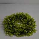REALIFE 20" Boxwood Wreath Decorations for Home Artificial Wreath for Front Door Wreath with Gypsophila for Valentine Thanksgiving Wedding Party Decorations Wreath Outdoor and Indoor Fall Wreath