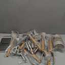 Cooking Utensils Set- Umite Chef Khaki Silicone Kitchen Utensils Set, 34PCS Heat Resistant Kitchen Gadgets Tools Set with Grater, Wooden Handle Kitchen Spatula Set for Nonstick Cookware