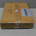 Kitstorack TV Tray Table, Adjustable Height & Flip-Top & Rounded Metal Corners, Snack Table for Couch, Sofa, Bed, Chair, Living Room, C Shaped End Side Table for Eating, Dinner or Laptop, Small Spaces (Brown)