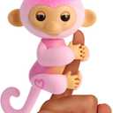 2023 New Interactive Baby Monkey Reacts to Touch  70+ Sounds & Reactions  Harmony (Pink)