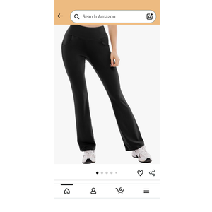 Ipletix Flare Leggings for Women-Bootcut Yoga Pants for Women High Waisted Flared Leggings Dress Pants Size M