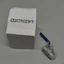 DERNORD Stainless Steel Ball Valve 1PC Type 0.25" NPT Standard Port for Water, Oil, and Gas (1/4 Inch Ball Valve)