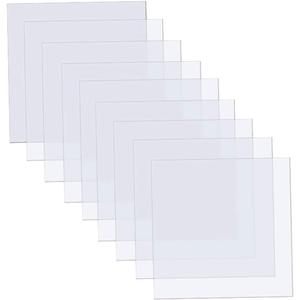 15 Pieces 4 mil Blank Stencil Sheets, 12 x 12 Inch Clear Blank Material Mylar Templates, Square Stencil Template for Vinyl Cutting Machine/Silhouette Stencils Material