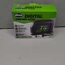 Slime 40088 Tire Inflator, Portable Car Air Compressor, Inflate Right automatic shut off, with Digital 99 psi Display, Long Hose and LED Light, 12V, 6 min inflation (Compact)