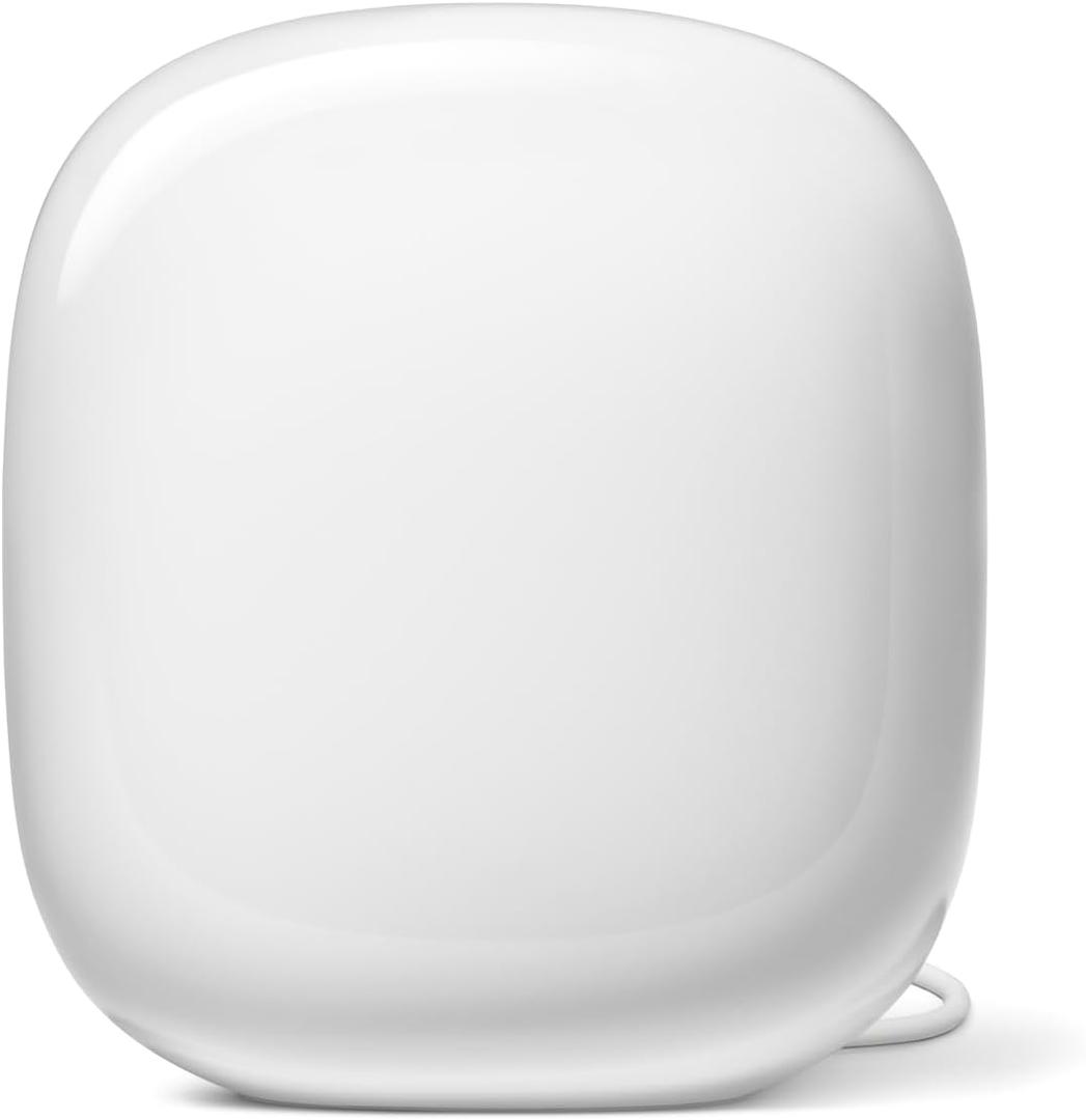 Google Nest WiFi Pro - Wi-Fi 6E - Reliable Home Wi-Fi System with Fast Speed and Whole Home Coverage - Mesh Router - Snow