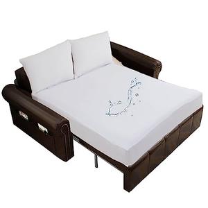 Waterproof Sleeper Sofa Queen Mattress Protector 35-4F Pull Out Sofa Bed Fitted Sheet Style Matress Cover Up to 8 inch Deep Pocket