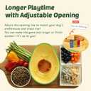 Avocado Non-Spill Treat Dispensing Wobble Toys for Dogs