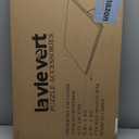 Lavievert Tilting Puzzle Board with 2-in-1 Designed Stand & Cover, Super Lightweight Felt Plateau Storage with 5 Drawers for Adults, Portable Jigsaw Puzzle Table for Up to 1000 Pieces  Gray