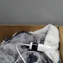 Homemate Heated Weighted Blanket for Adults - 50"x60" 10lbs Electric Throw Fast Heating Heavy Blanket 1/2/4/6/8 Hour Auto Off 10 Heat Levels Over-Heat Protection Luxury Faux Fur Sherpa