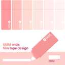 2 x White Correction Tape, Easy To Use Cute Applicator for Instant Corrections, For school, Office Workers (Gradient Pink, 5M/196" x 0.2",12pack)